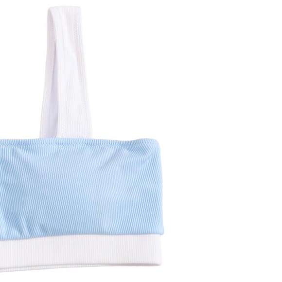 baby blue bikini two piece set - Picture 2 of 4